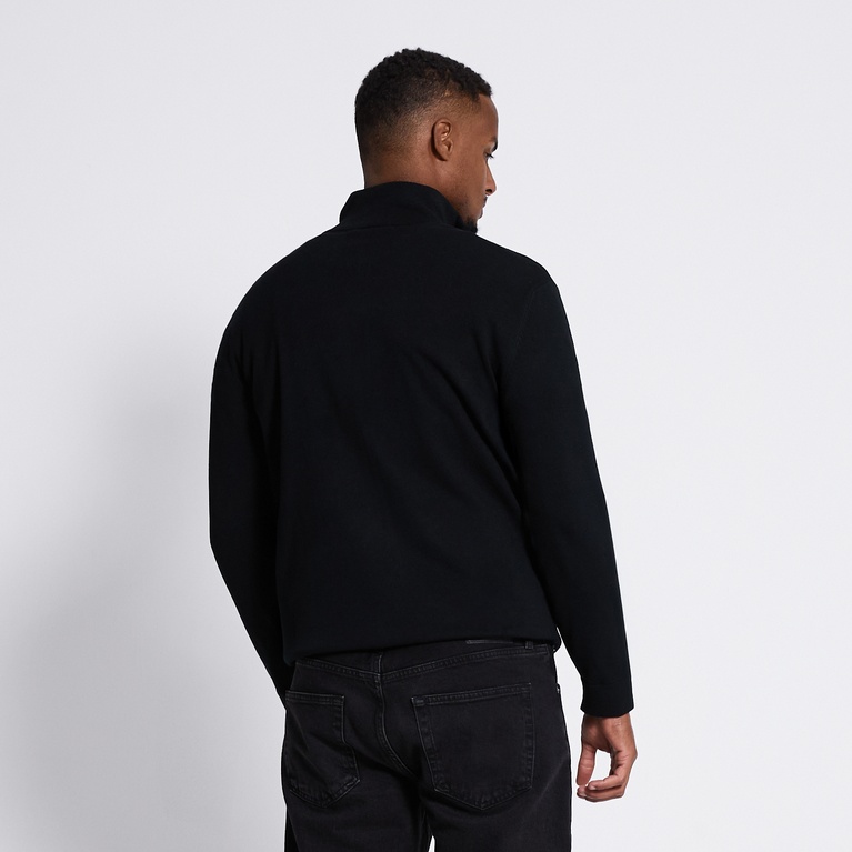 Half-zip knit sweater "Thin"
